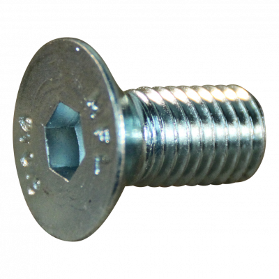 hexagonal screw with countersunk head M10x25 zinc plated